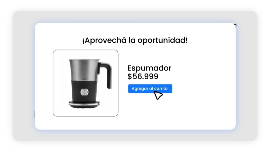 Recomendaciones al agregar al carrito