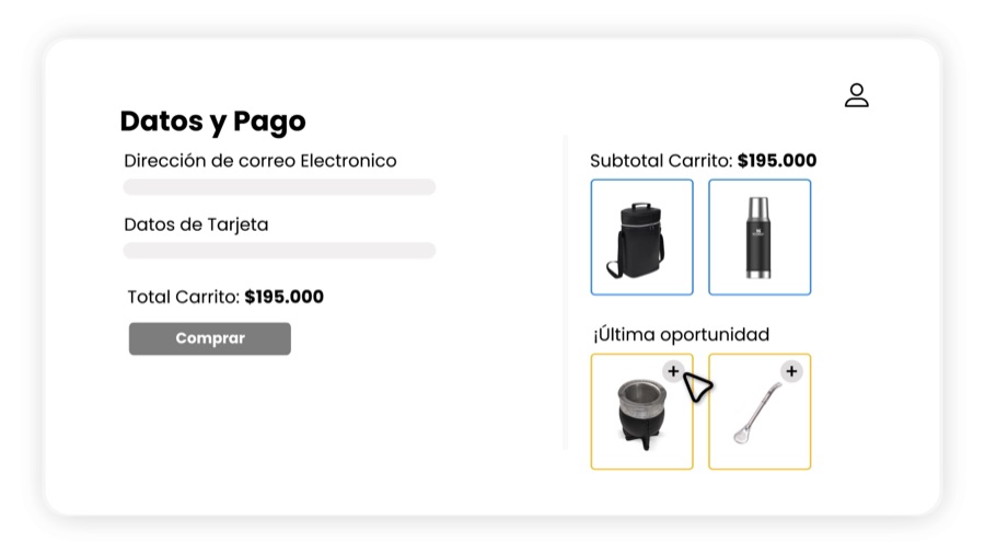 Oferta dentro del checkout